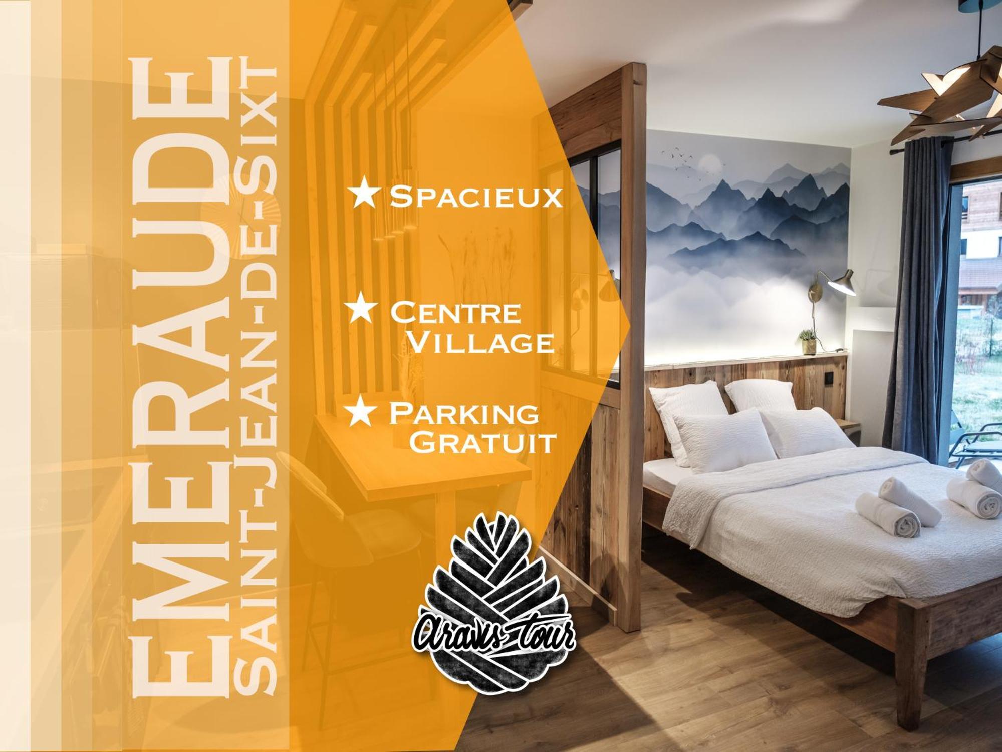 Residence Emeraude - Centre Village - Aravistour Saint-Jean-de-Sixt Eksteriør billede
